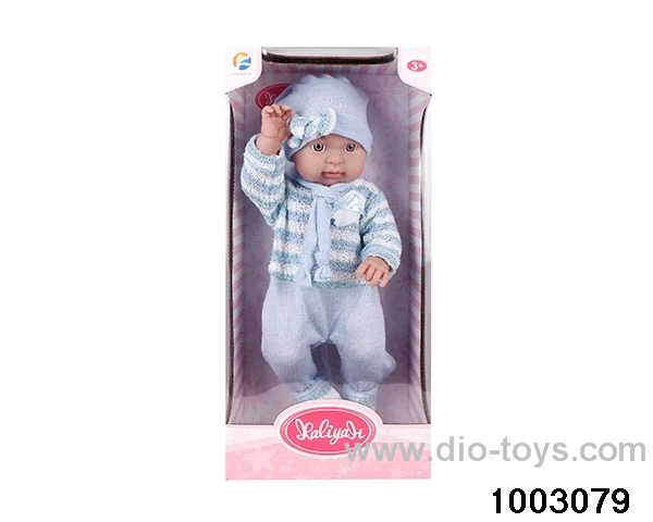 18-inch doll in window box