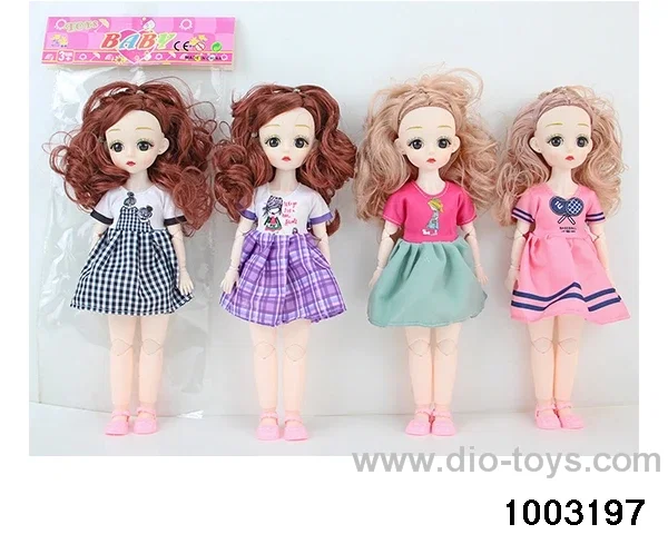 12-inch 30cm 13-joint doll in PP bag with header