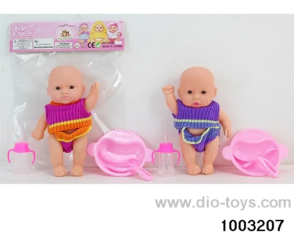 8-inch 17.5cm 5-joint doll in PP bag with header