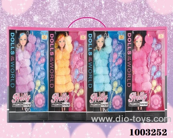 11-inch 11-joint doll  4pcs in display box