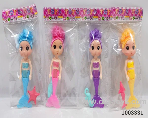 6-inch doll with light and include  battery 4 sets mixed loading &4 color mixed loading