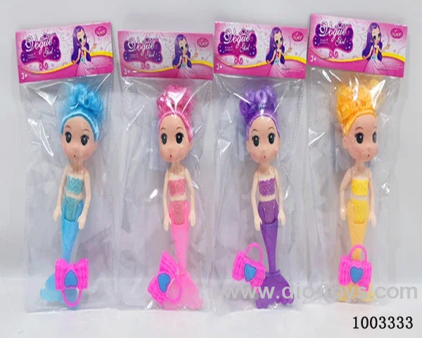6-inch doll with light and include  battery 4 sets mixed loading &4 color mixed loading
