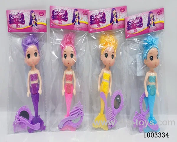 6-inch doll with light and include  battery 4 sets mixed loading &4 color mixed loading