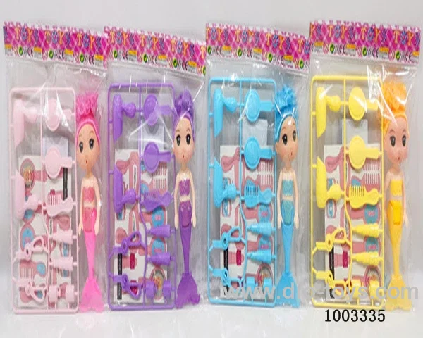 6-inch doll with light and include  battery 4 sets mixed loading &4 color mixed loading