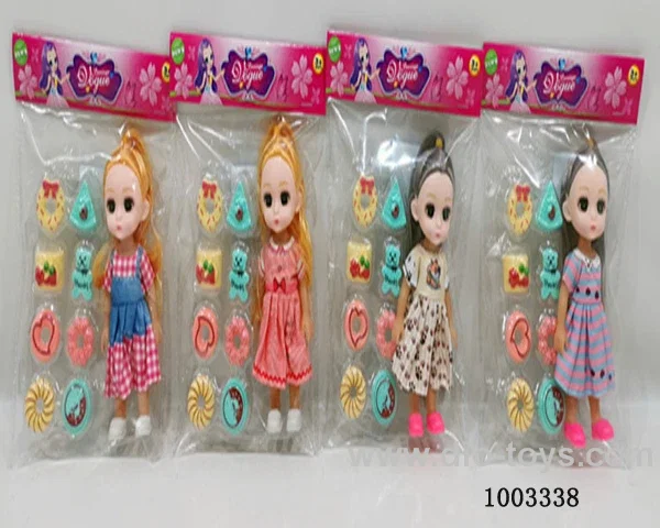 6-inch doll 4 sets mixed loading &4 color mixed loading