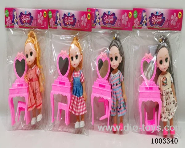 6-inch doll 4 sets mixed loading &4 color mixed loading
