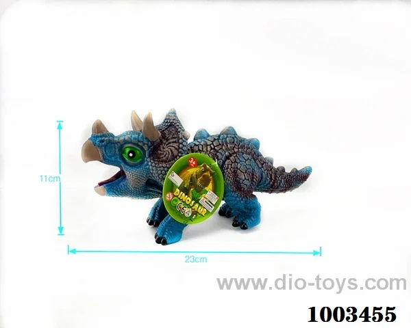 vinyl dinosaur in Hangtag