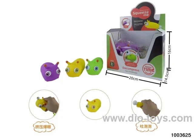 Decompression toy in display  box