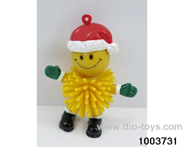 Burr doll - smiling snowman in opp bag