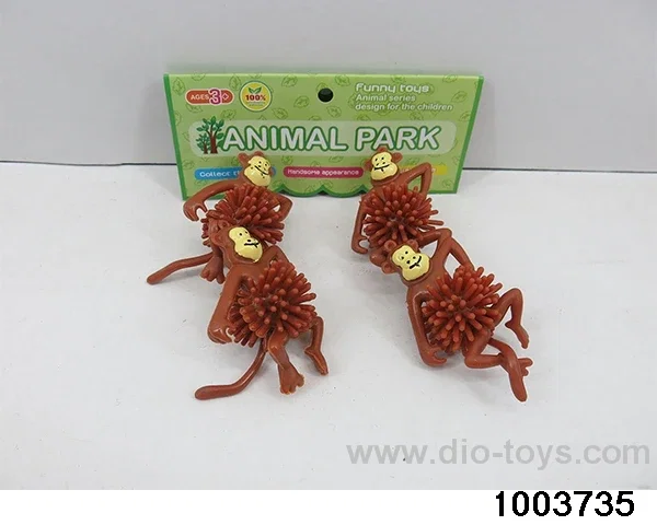 Brown burr orangutan in PP bag with header