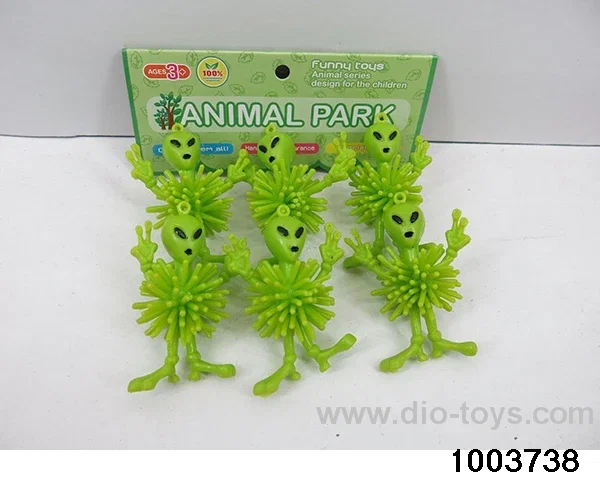 Burr aliens in PP bag with header