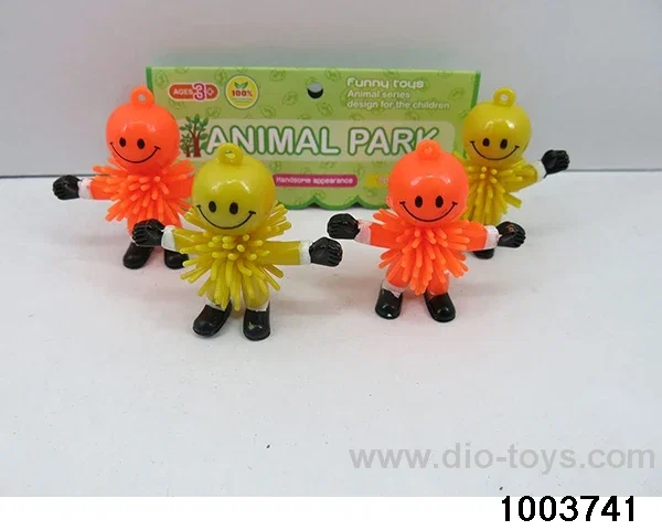 Burr smiling face in PP bag with header