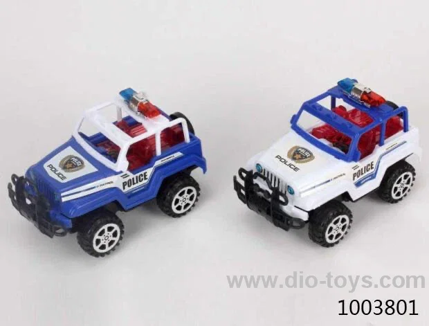 pull line police car with light