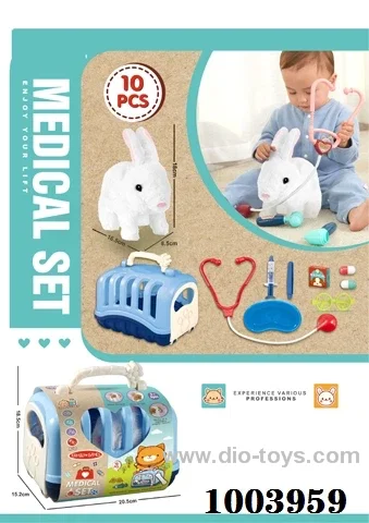 B/O Animal set in basket