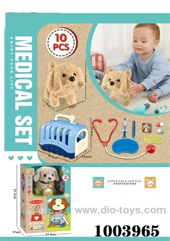 B/O Animal set in basket