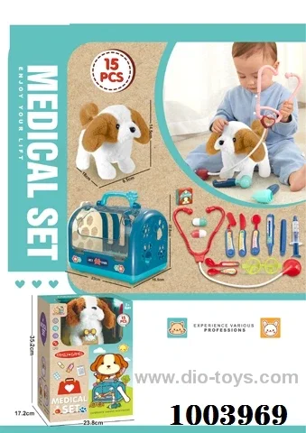 B/O Animal set in basket