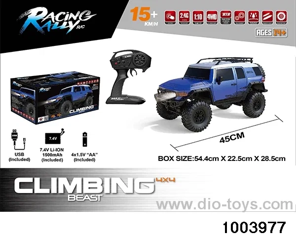 1:10 RC car in color box