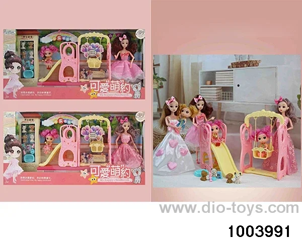 11.5 inch 30cm 9 joint doll set in window box