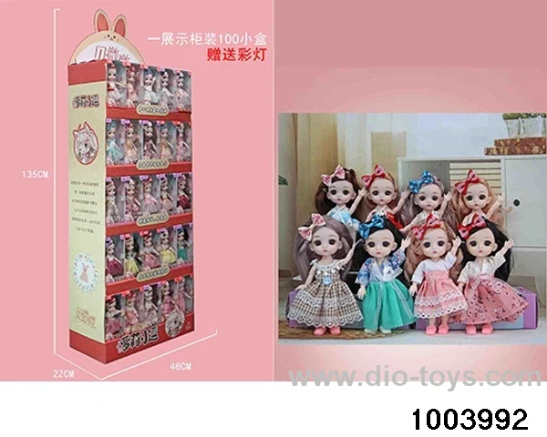 6 inch 17cm 13 joint doll set in display box