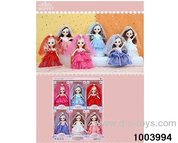 6 inch 16cm 23 joint doll set in display box