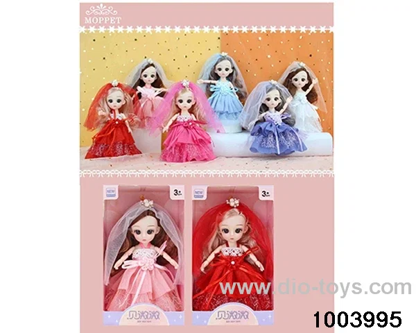 6 inch 16cm 23 joint doll set in window box