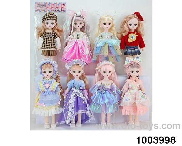 12 inch 30cm 13 joint doll set in opp bag
