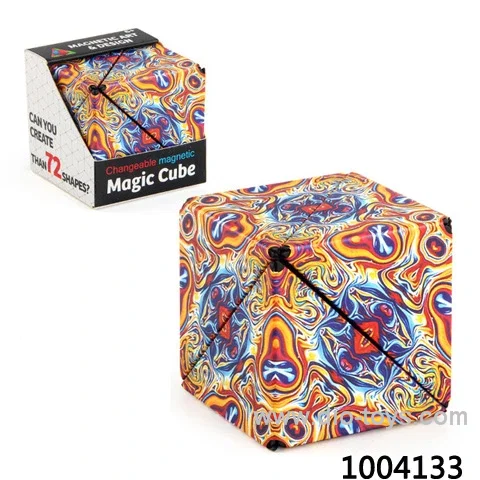Magical cube in display box