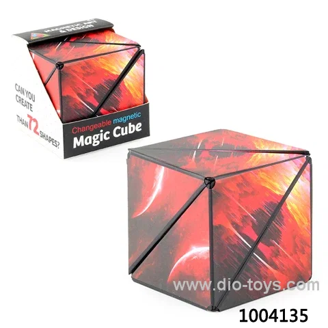 Magical cube in display box