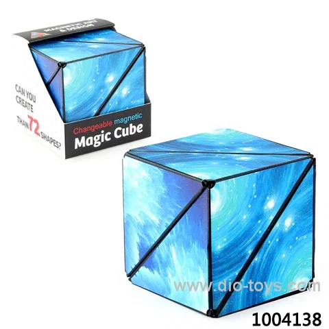Magical cube in display box