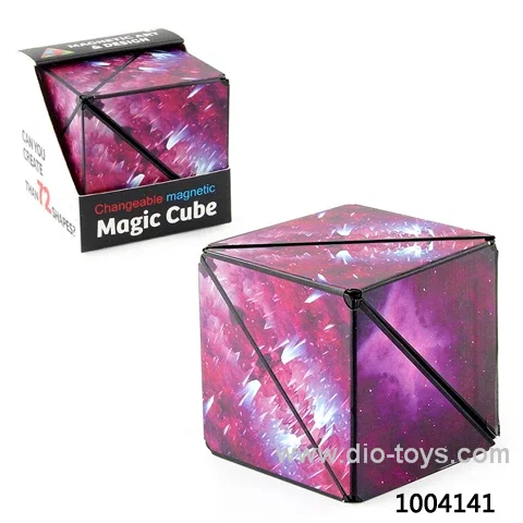 Magical cube in display box