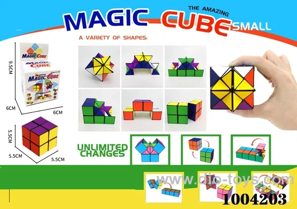 Magical cube in color box