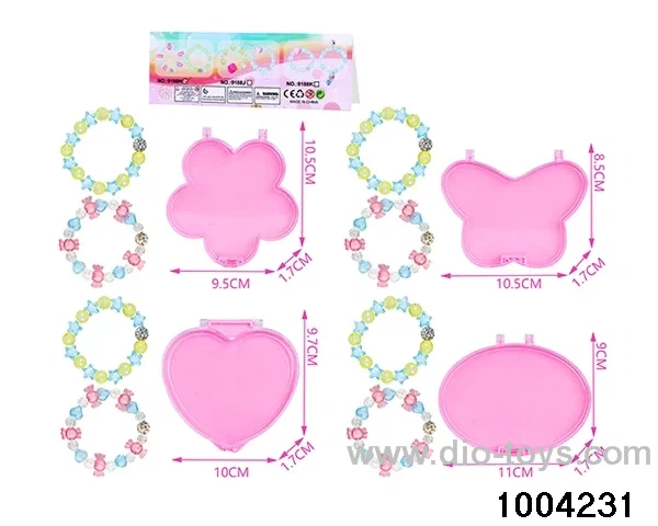 Children's makeup in poly bag header