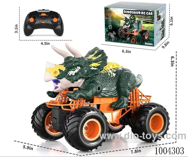 Big Remote Control Dinosaur Car