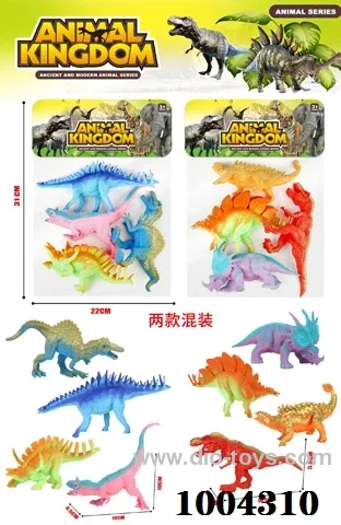 PVC soft glue toys in PP bag with header