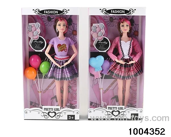 11.5 inch 12-joint doll suit in window box