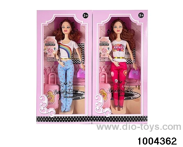 11.5 inch 9-joint doll suit in window box