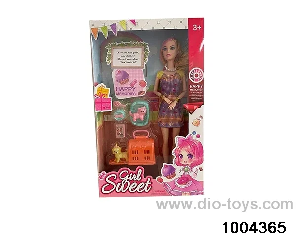11.5 inch 9-joint doll suit in window box
