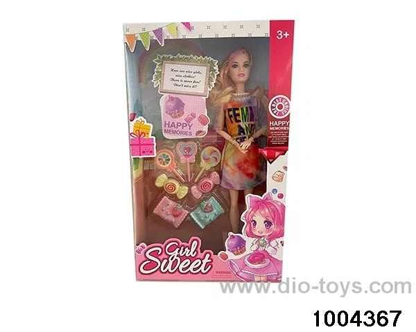 11.5 inch 9-joint doll suit in window box