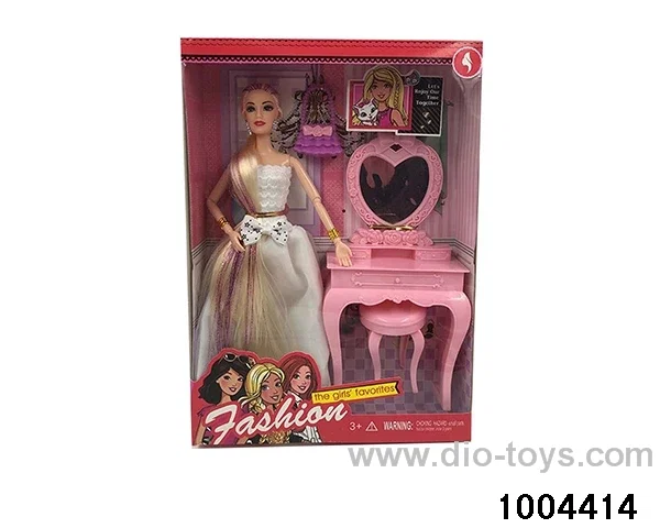 11.5 inch 11-joint doll suit in window box