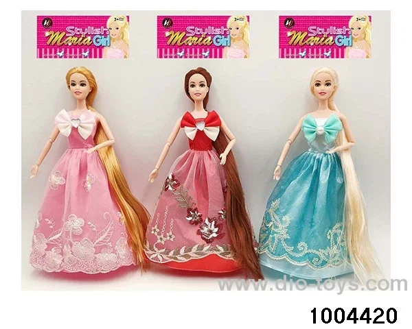 11.5 inch 9-joint doll suit in PP bag with header