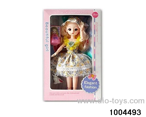 14 inch 12-joint doll suit in window box