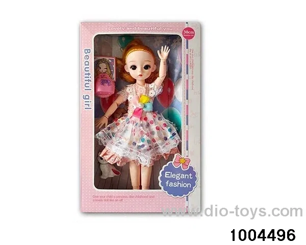 14 inch 12-joint doll suit in window box
