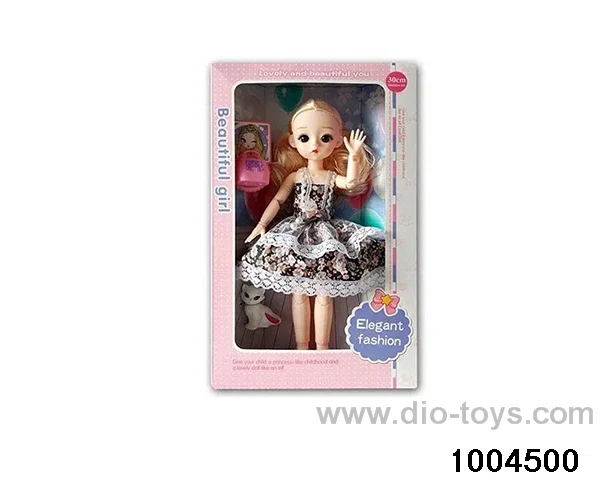 14 inch 12-joint doll suit in window box