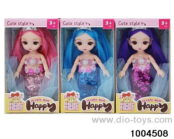6 inch 12-joint doll suit in window box