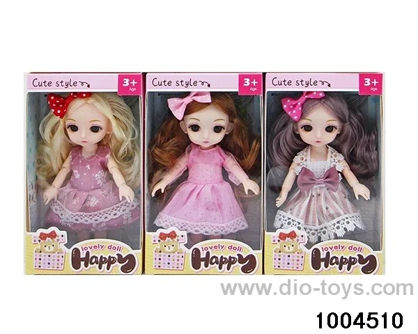 6 inch 12-joint doll suit in window box