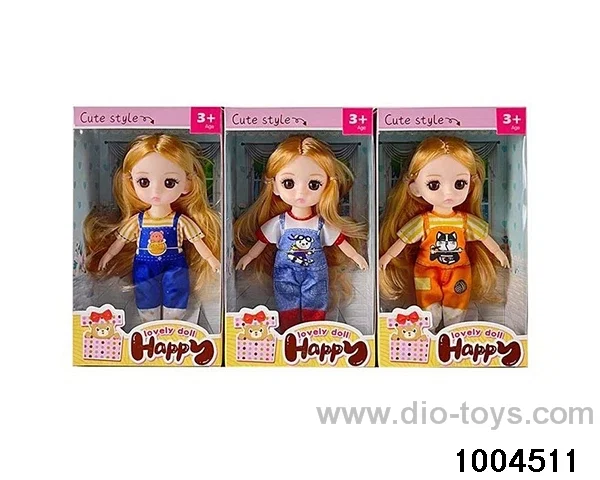 6 inch 13-joint doll suit in window box