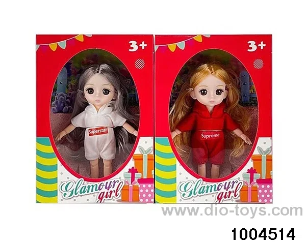 6 inch 13-joint doll suit in window box