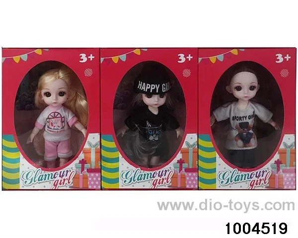 6 inch 12-joint doll suit in window box