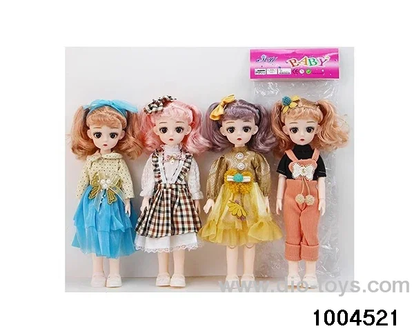 14 inch 12-joint doll suit in PP bag with header