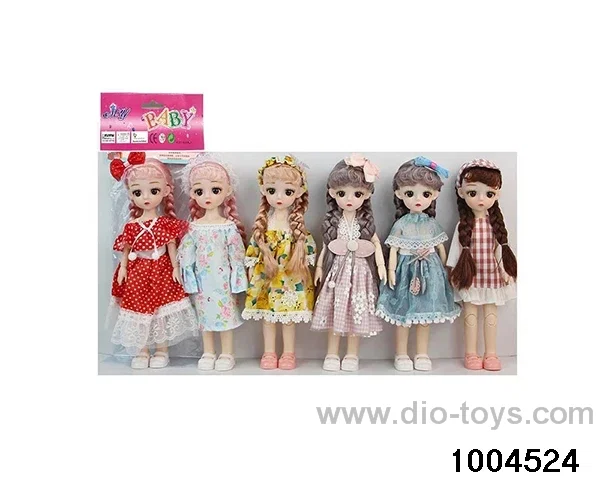 14 inch 12-joint doll suit in PP bag with header